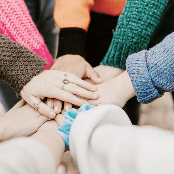 coaching hands together